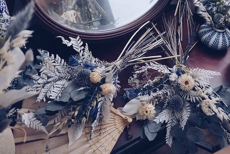 Ink & Indigo Bouquet (2)