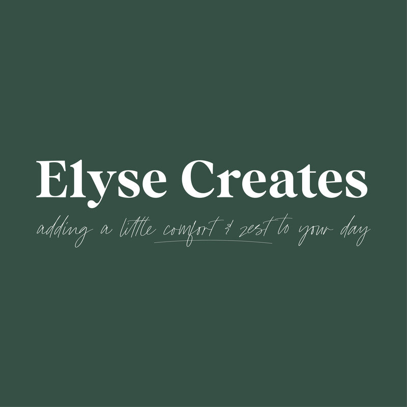 Elyse Creates logo mocks-green