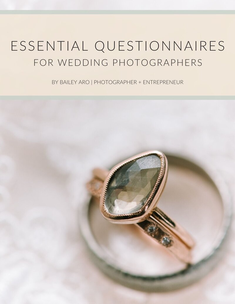 Essential Questionnaires for Wedding Photographers