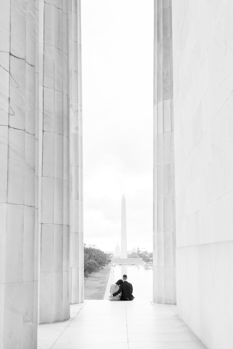 Lincoln Memorial Engagement Session DC Wedding Photographer-28