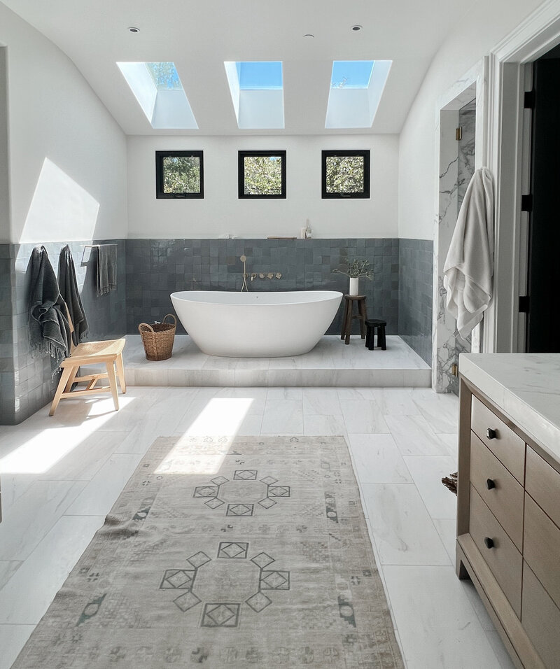 Loomis bathroom design by top Granite Bay interior designer