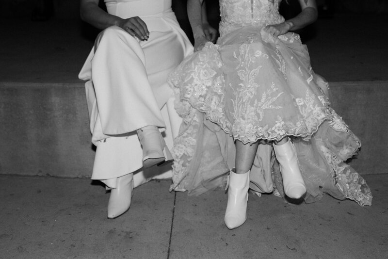 Brides Shoes - Megan & Amber | Hood River Wedding  - LGBTQ Wedding
