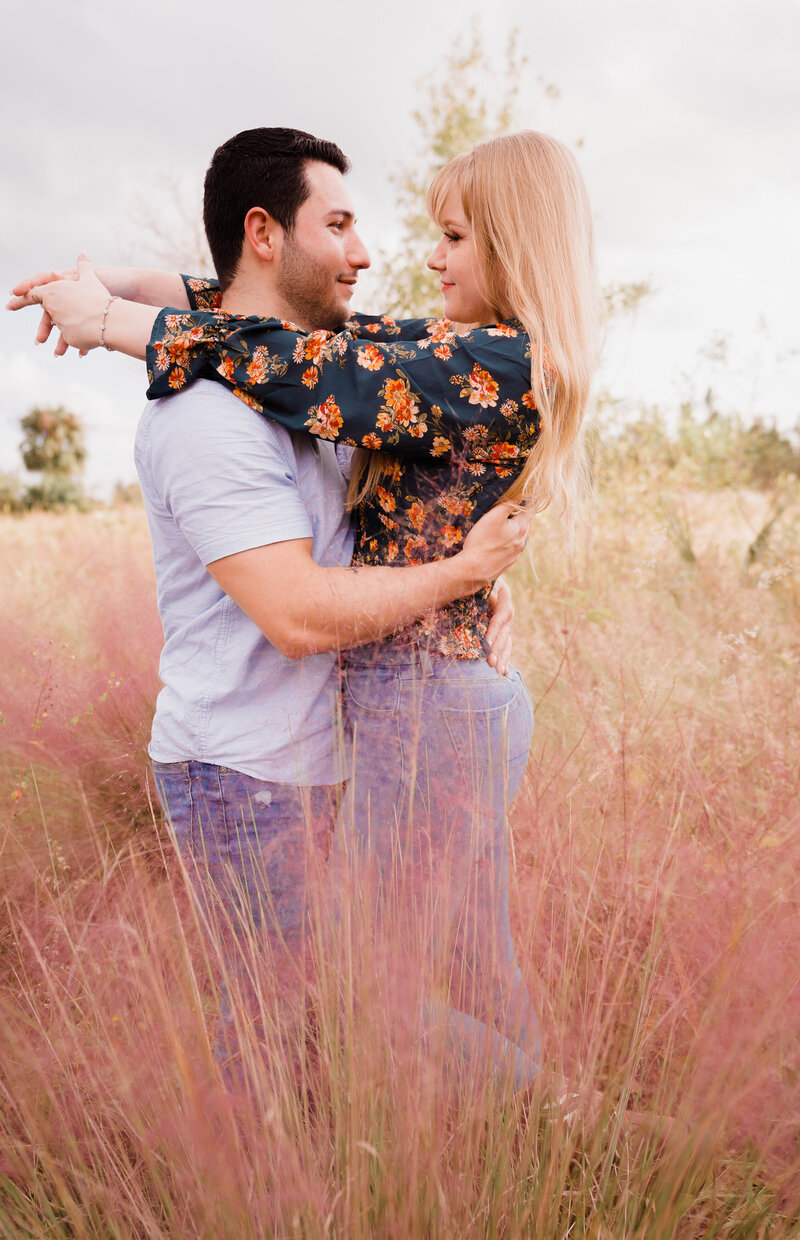 Gabby Darling Photography engagement gallery golden hour pear park Orlando Florida