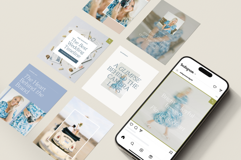 Professionally designed Canva Instagram templates for photographers and creatives, perfect for consistent and engaging social media marketing.