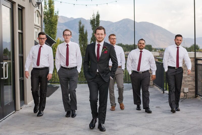 michigan wedding photographer brighton groomsmen