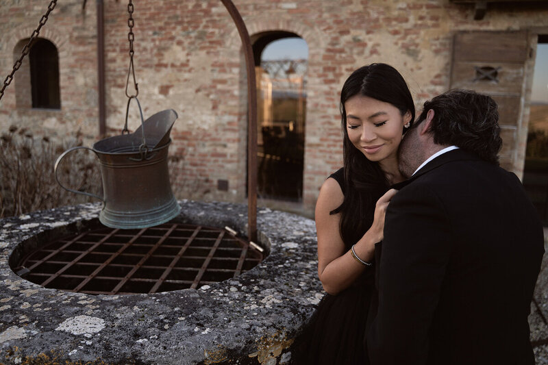 Winter Engagement at Podere Panico - Siena