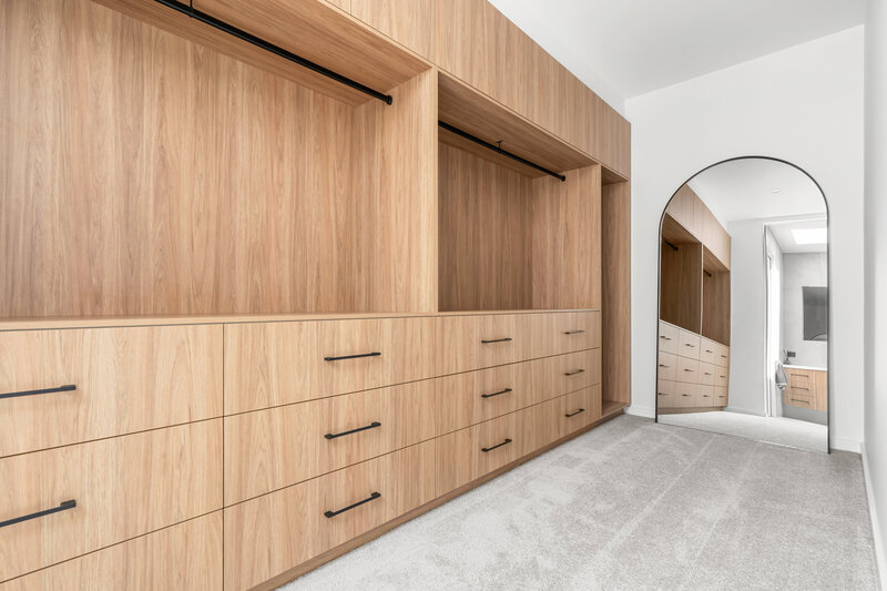 Custom joinery in new build by AR construction in Warrnambool.