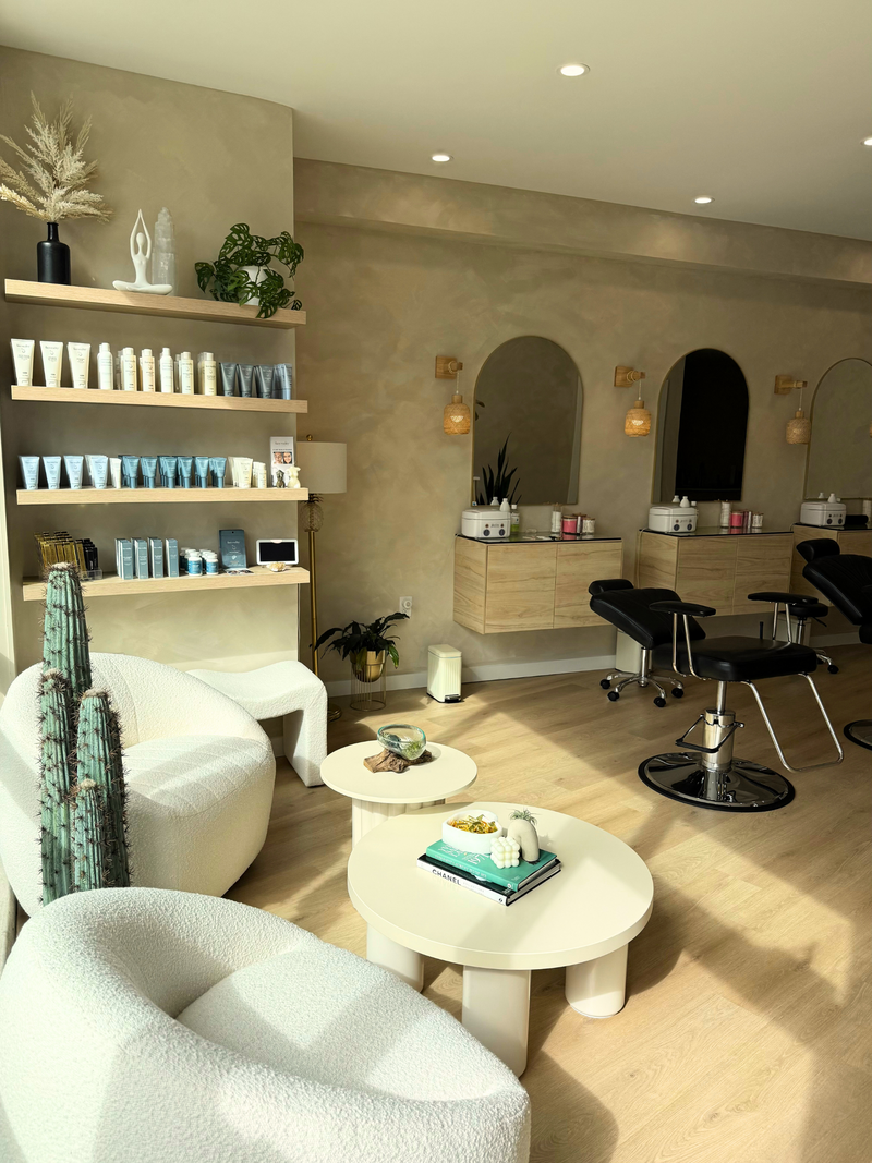 Client receiving exfoliating facial peel treatment at Fresh Skin Babes Jenkintown PA.