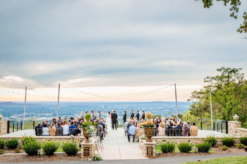 The Overlook is Burritt's newly renovated venue and has a gorgeous view of the Huntsville Valley