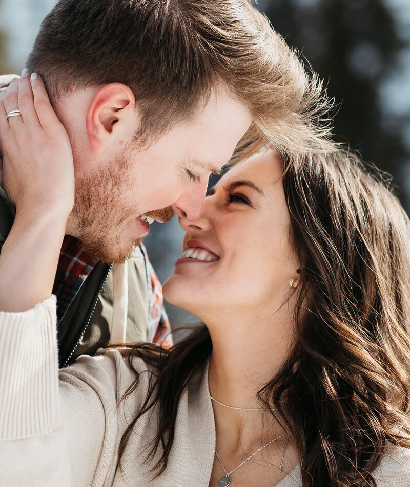 Winter engagement session - Colby and Valerie Photography