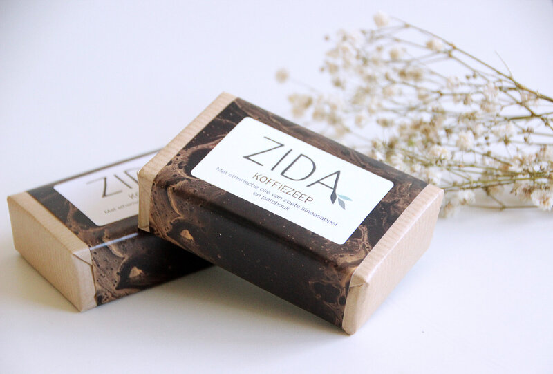 handmade soap label and packaging design