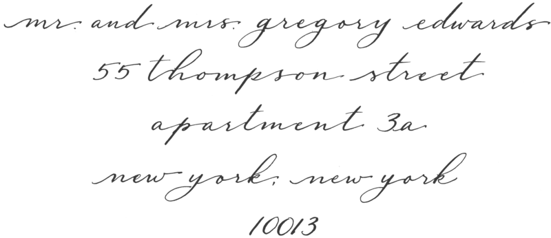 Hopkins Calligraphy Style- Charcoal Gray