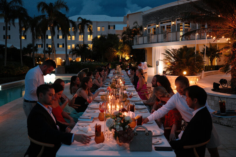 Bermuda Wedding Dinner at Resort - Bermuda Bride