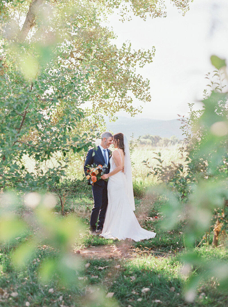 Mary Ann captured this sweet autumn Aspen wedding at Chair Mountain Ranch.