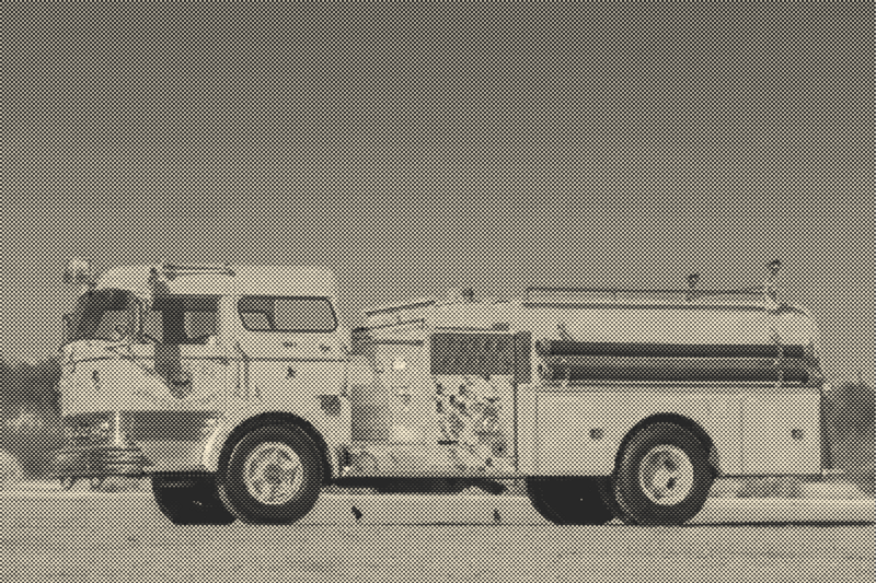 Truck-halftone