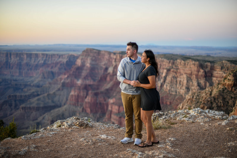 7.8.19 MR Engagement Photos at Grand Canyon Mindy and Braxton-10