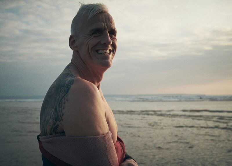 man on beach