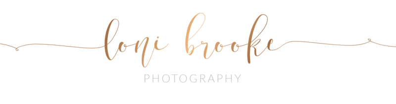 Logo for Loni Brooke Photography, a photographer in San Diego