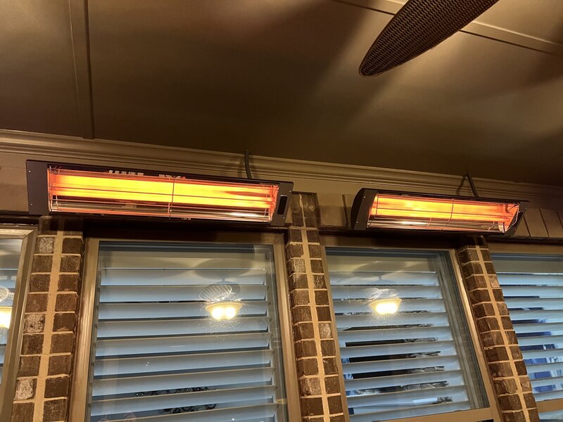 Newly installed kitchen light fixture installed by evergreen electric.