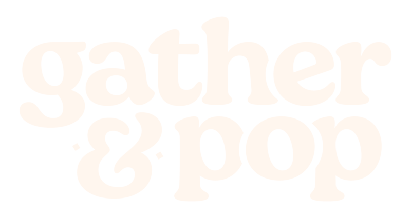 Gather & Pop primary logo
