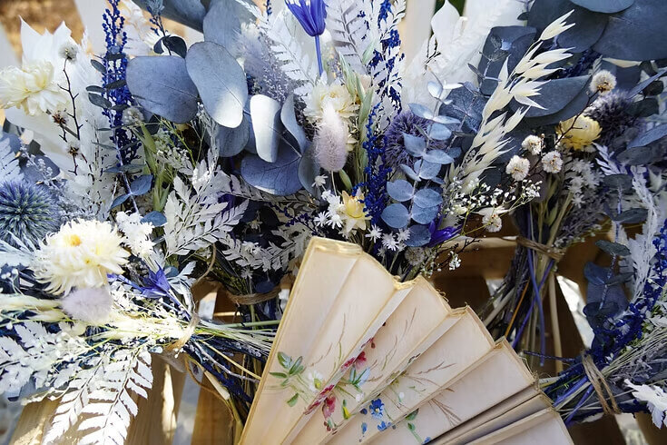 Ink & Indigo Bouquet (4)