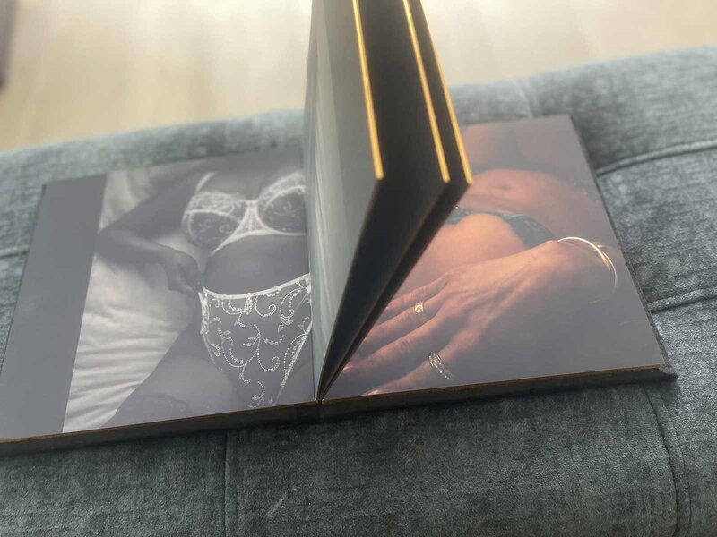luxury boudoir album in vancouver bc