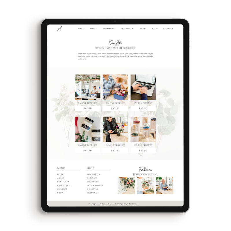 adeline-showit-store-template