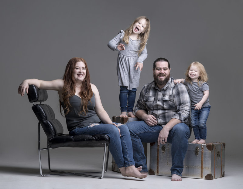 Family professional portrait photography  studio  in Bend OR