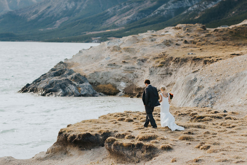 nordegg abraham lake adventure elopement intimate wedding photographer