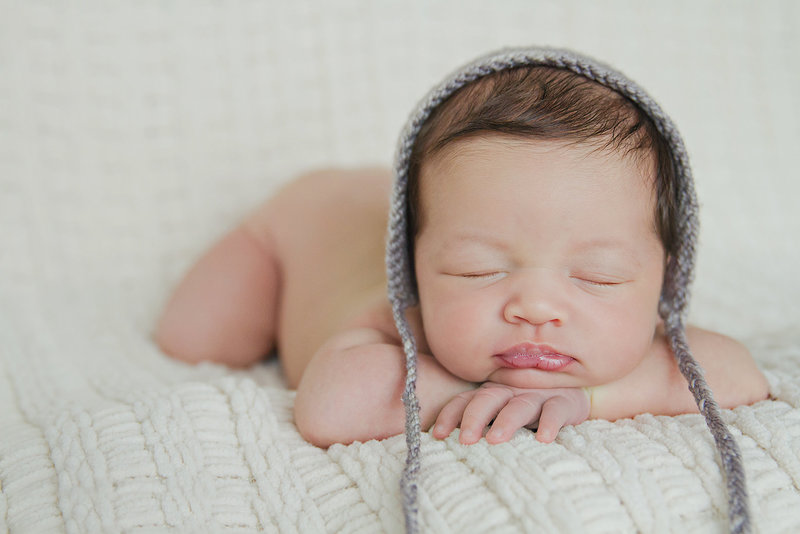 image of a sleeping newborn in missoula MT