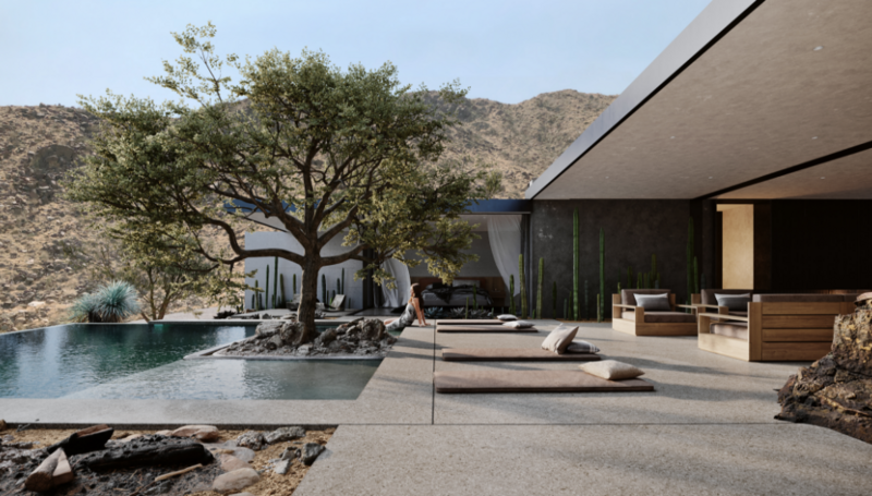 Home in Desert Palisades designed by Los Angeles architect