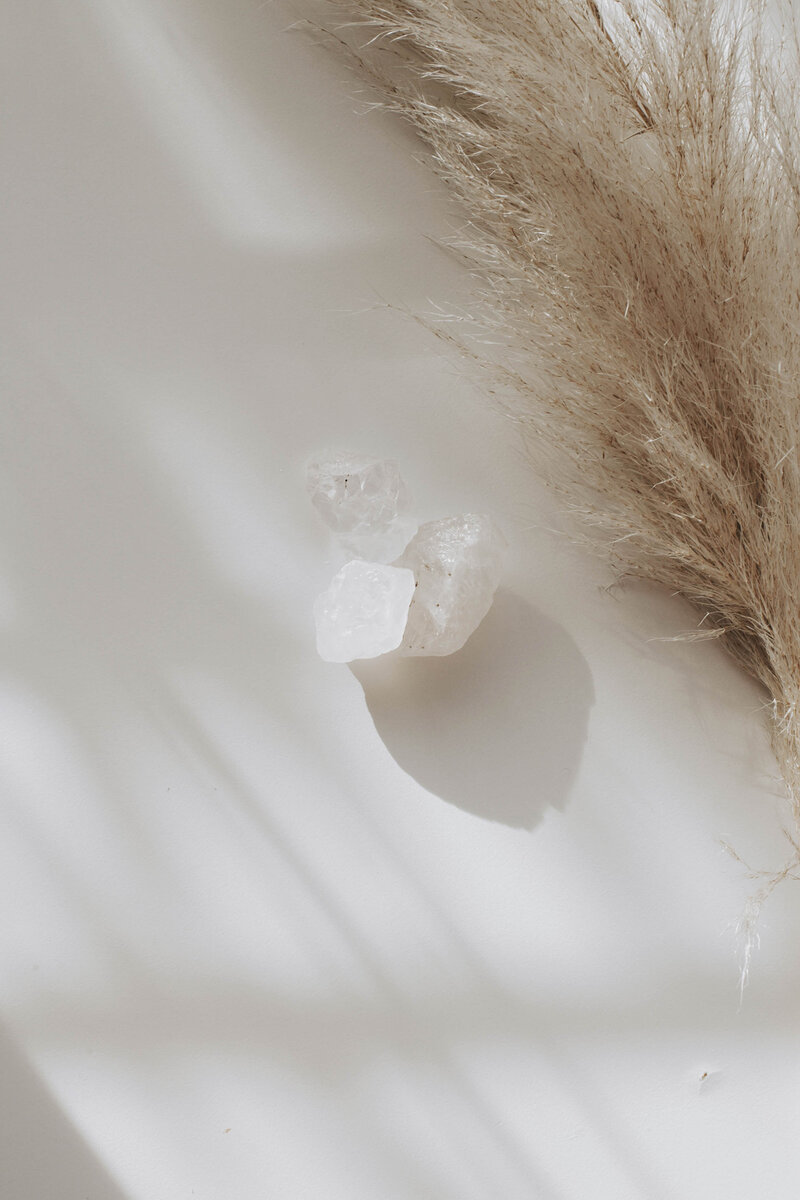 Soft feather with crystal