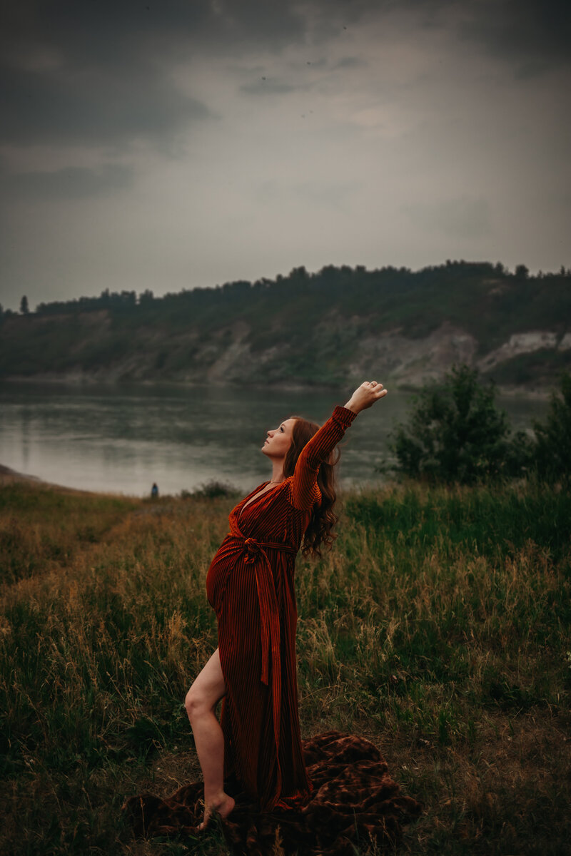 outdoor pregnancy photos Edmonton Alberta