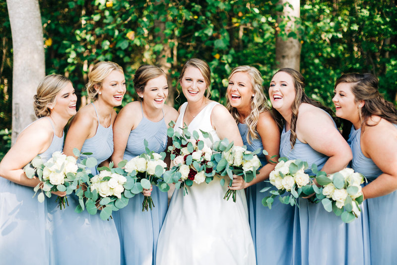 Events by Memory Lane Laughing Bride and Bridesmaid
