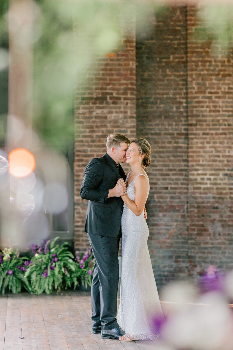 Wedding photo from Tredegar Ironworks in Richmond, VA.