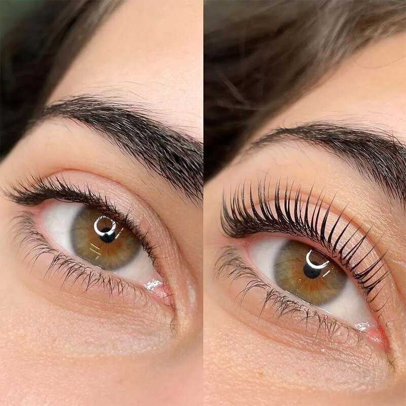 Before & After lash appointment at Tahlia's Beautyworx Hamilton