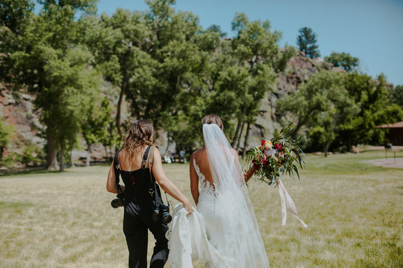 Best Colorado photographer working closely with a bride to get the shot she dreamed of in Denver, CO.