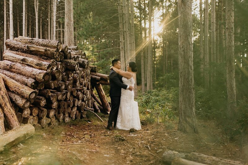 Kierra and Cedar's pinewood wedding