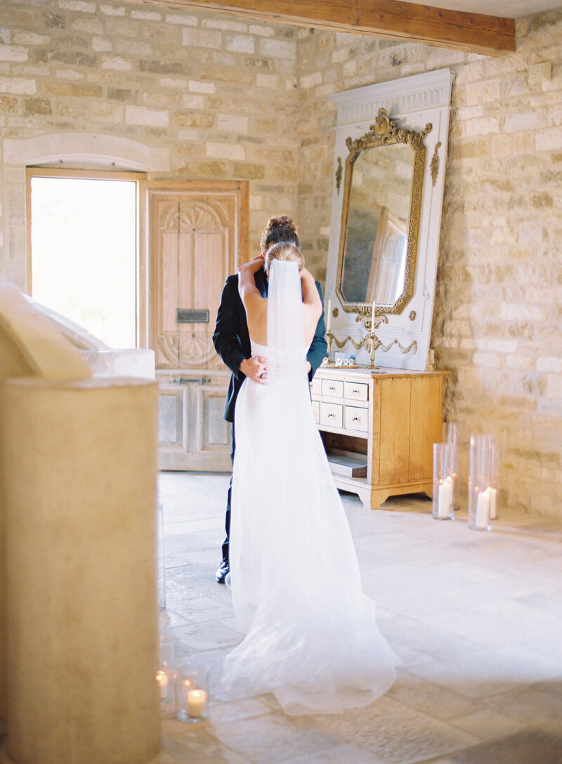 Elegant Bride and Groom Dancing