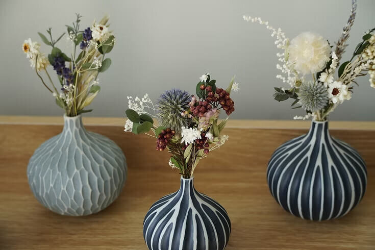 Lavender Sprig Vase Set (5)
