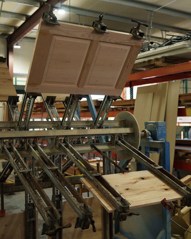 Custom cabinets being made for a luxury horse trailer conversion