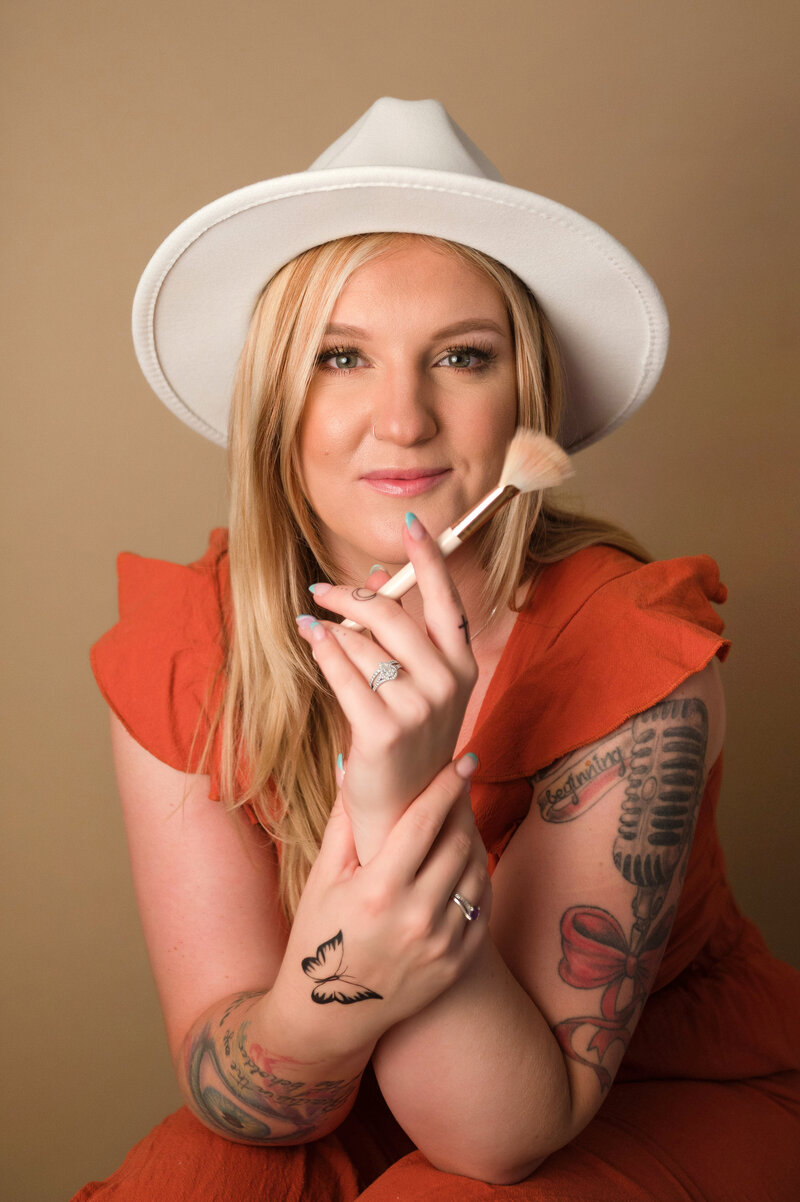 Makeup Artist, Alyssa Nesse, branding session headshot