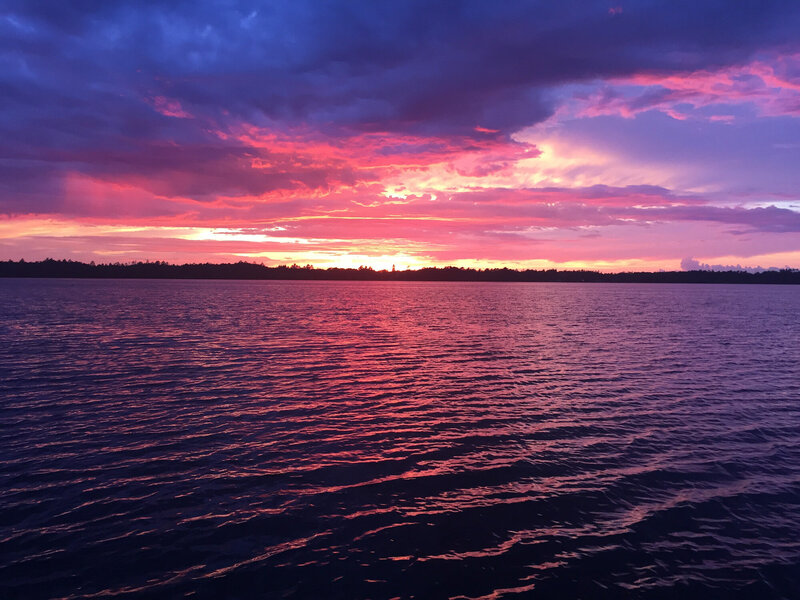 Sunrise on Lake Marquette