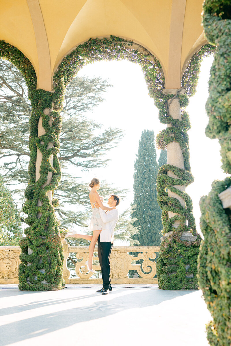 Lake Como, Italy Wedding at Villa del Balbianello in the summer fine art photography by  Chelsey Black Photography