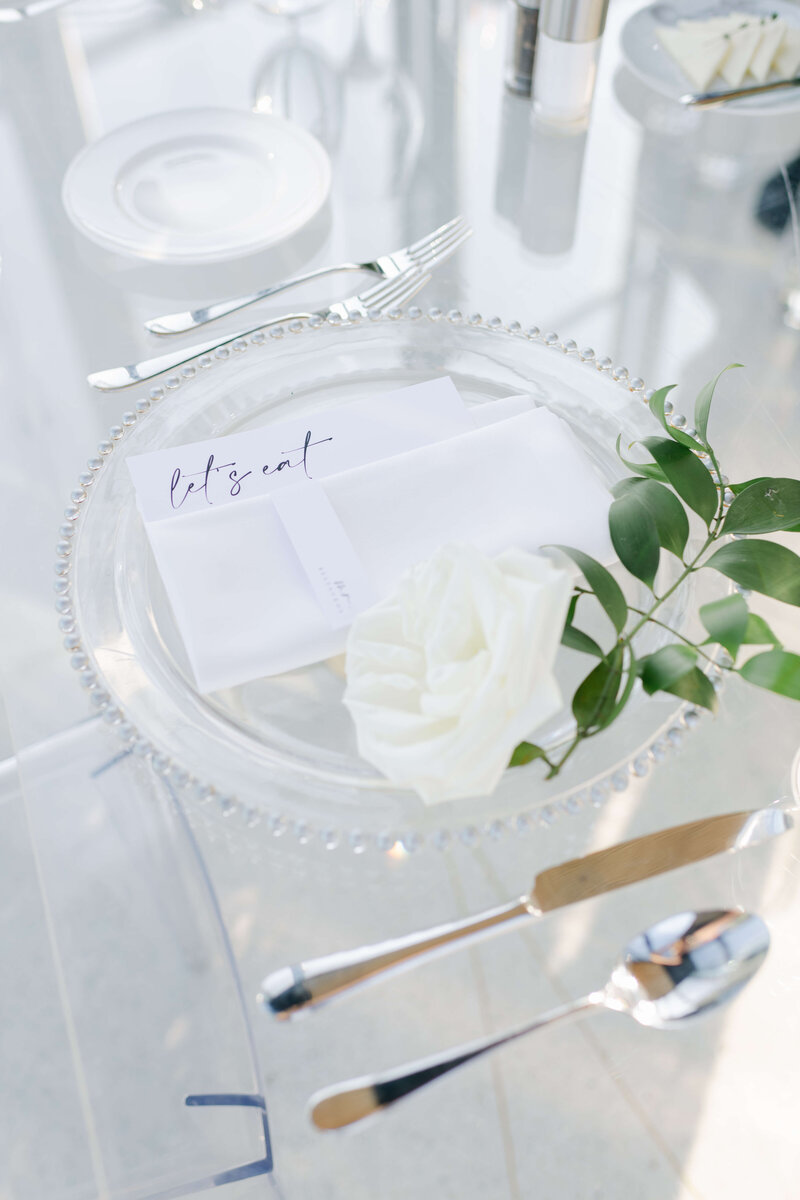 Modern Wedding Table Details