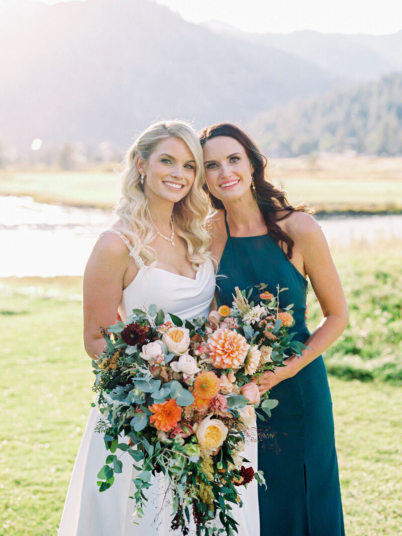 Lake Tahoe Mountain Wedding at Everlibe Resort Bride Photos