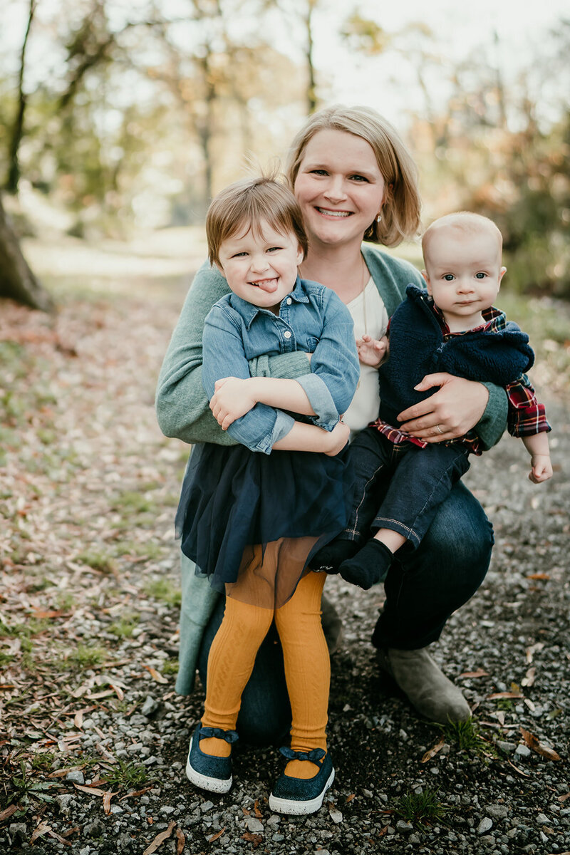 Family photography at park in Chattanooga, TN