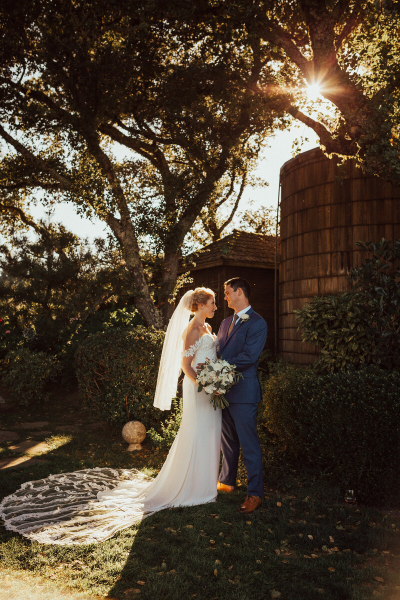 Wedding located at a winery in Northern California