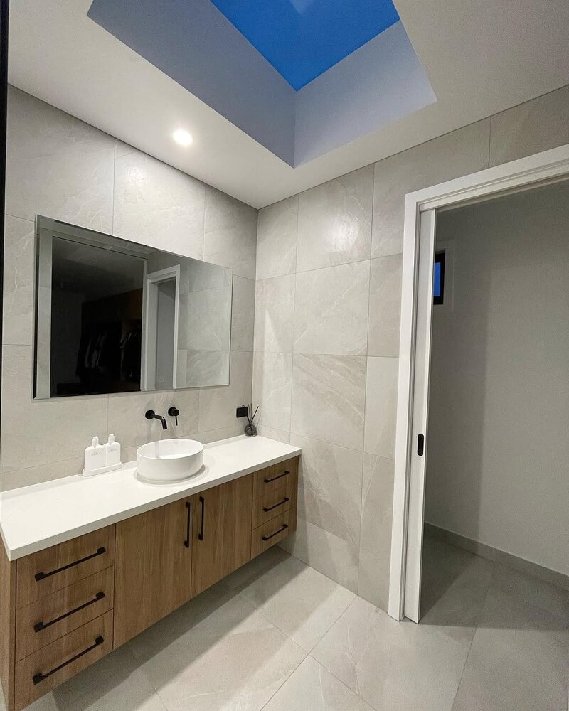 Finished bathroom renovation by AR Construction in Warrnambool