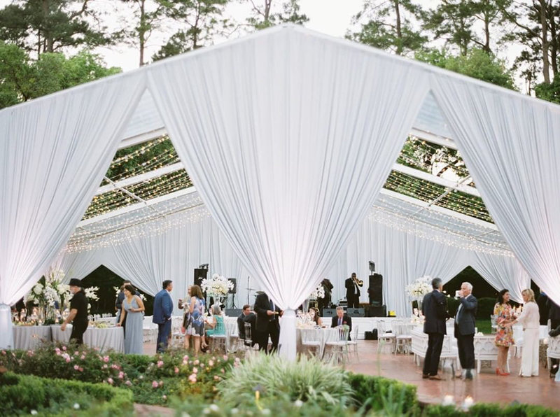 Baton Rouge outdoor wedding reception